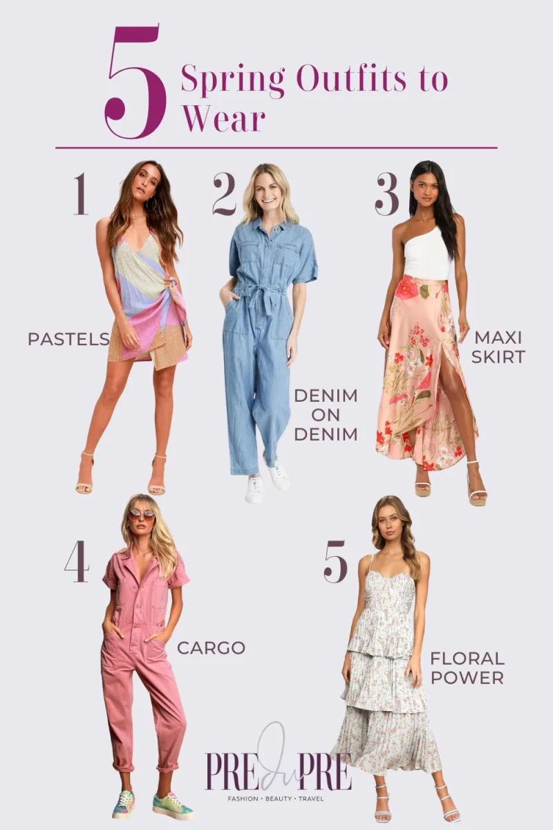 5 Spring Outfits to Wear