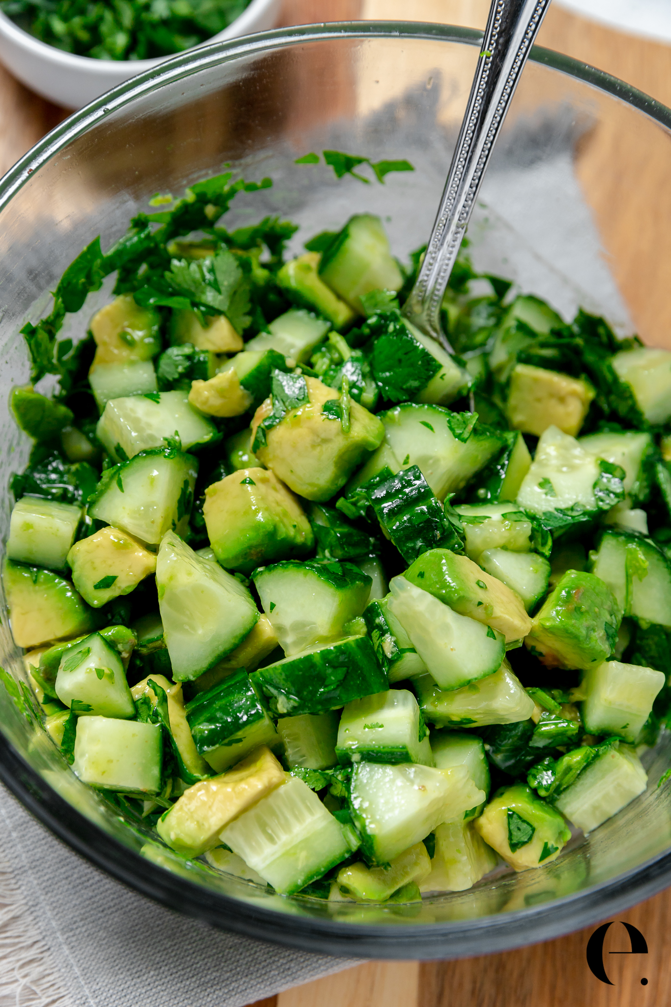 Simple Avocado Cucumber Salad Recipe